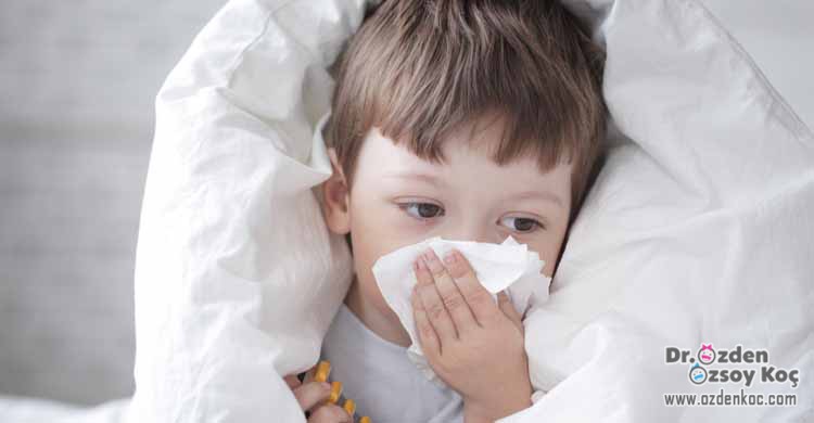 çocuklarda soğuk algınlığı ve grip